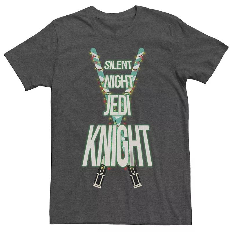 Men's Star Wars Christmas Silent Night Jedi Knight Graphic Tee,  Product Image