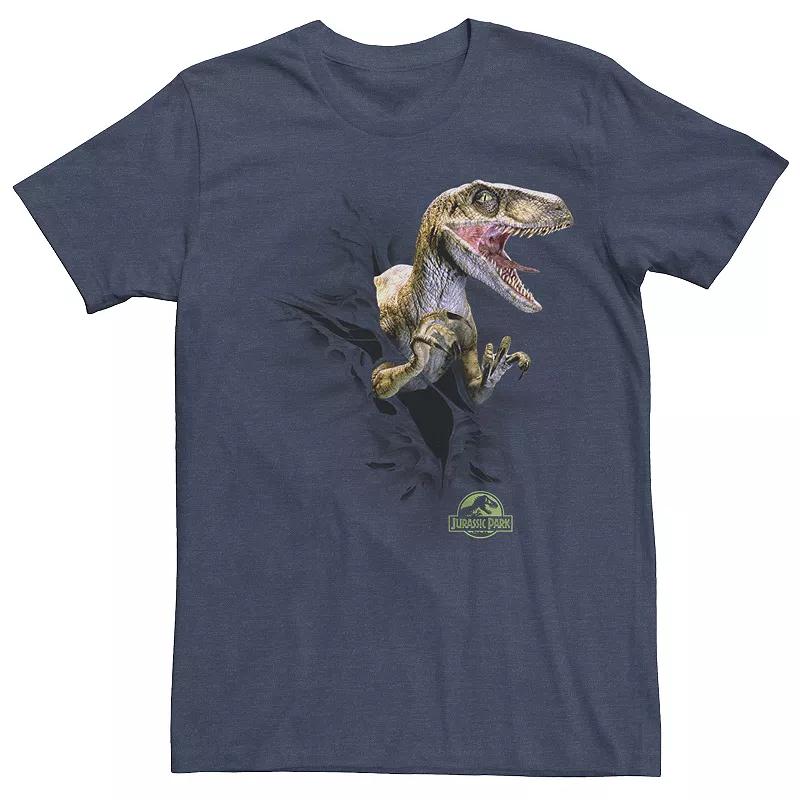 Men's Jurassic Park Ripping Velociraptor Graphic Tee,  Product Image