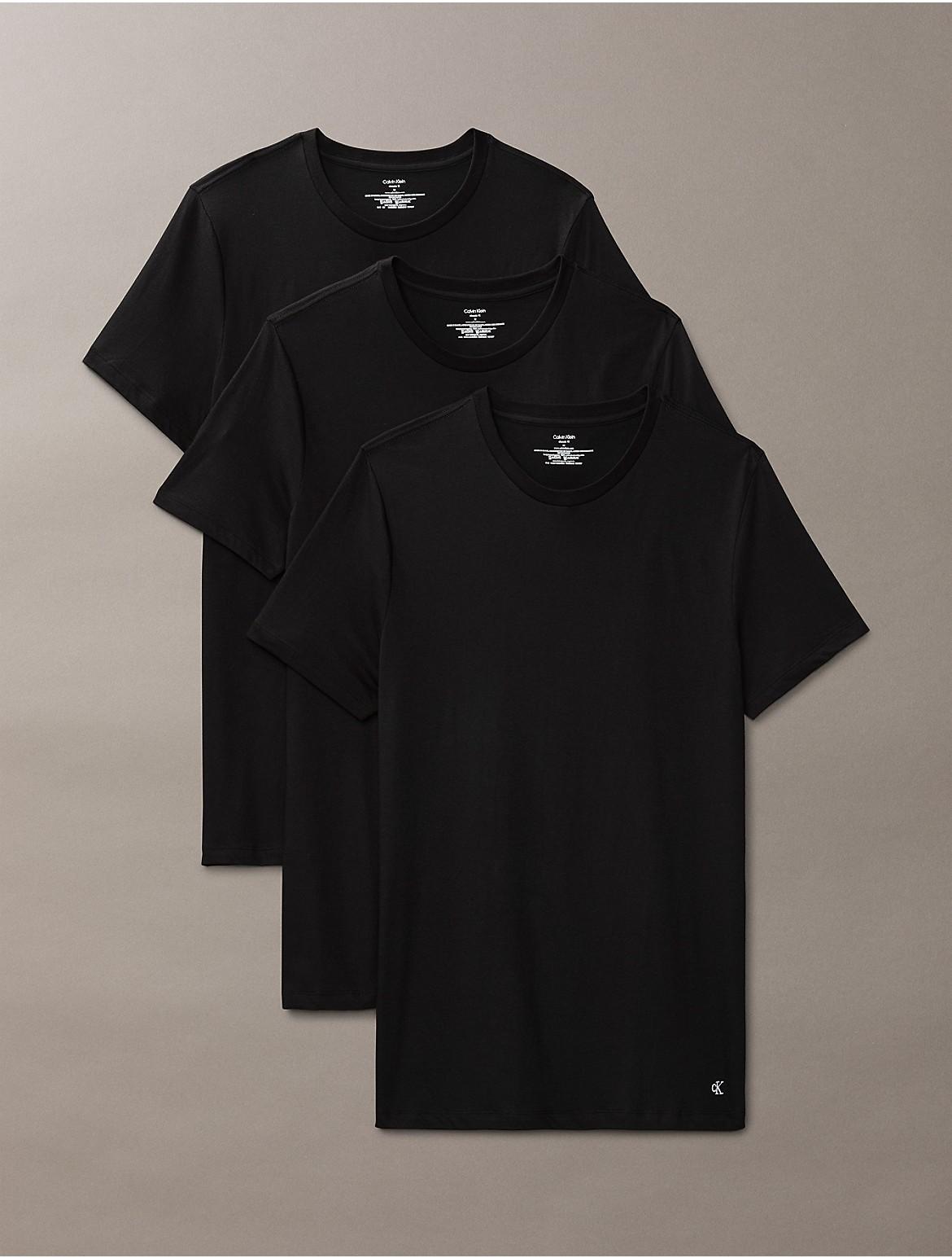 Calvin Klein Mens Cotton Classics 3-Pack Classic Fit Crewneck T-Shirt Product Image