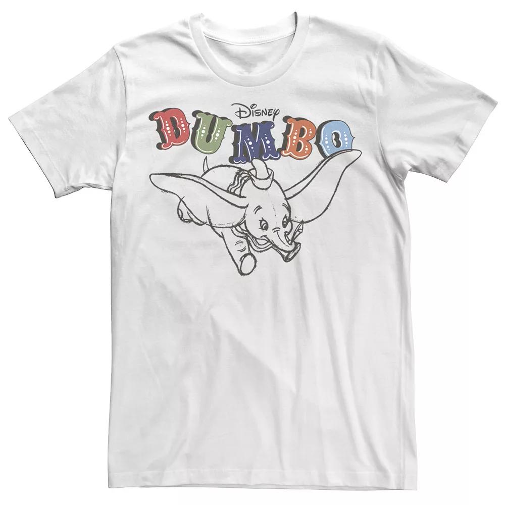 Disney's Dumbo Men's Retro Flying Circus Title Tee,  Product Image