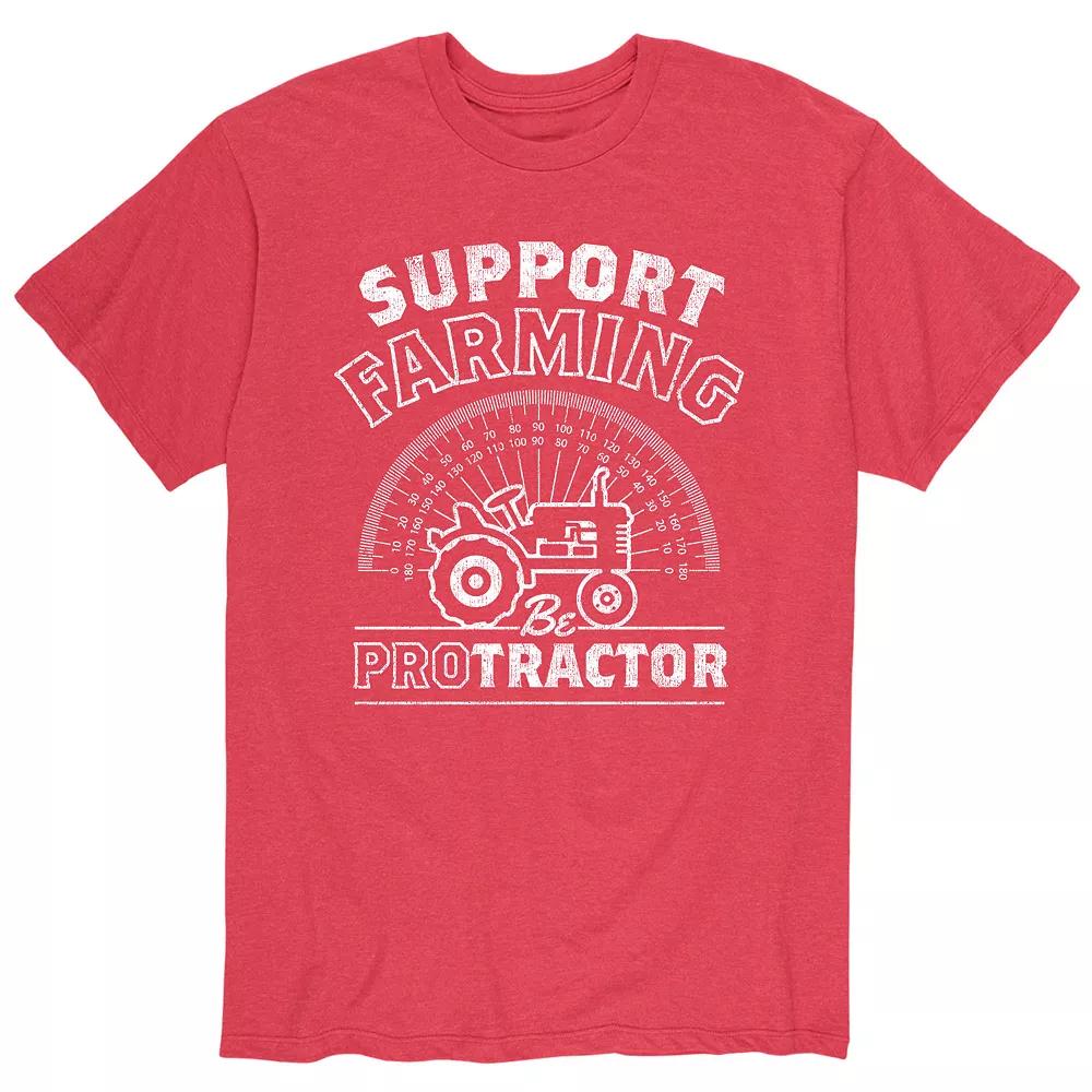 Men's Support Farming Be Protractor Tee,  Product Image