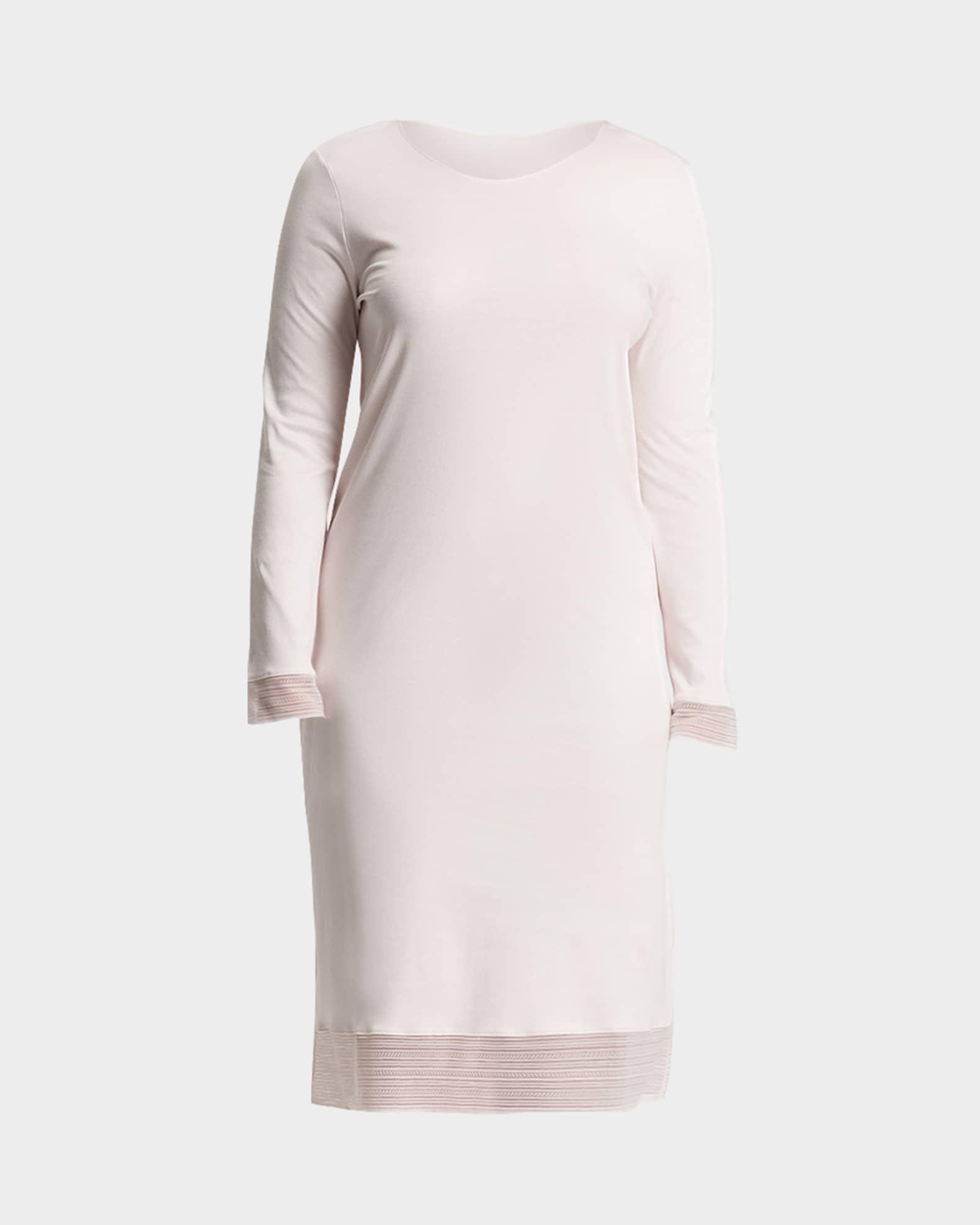 Sophie Lace-Trim Cotton Nightgown Product Image