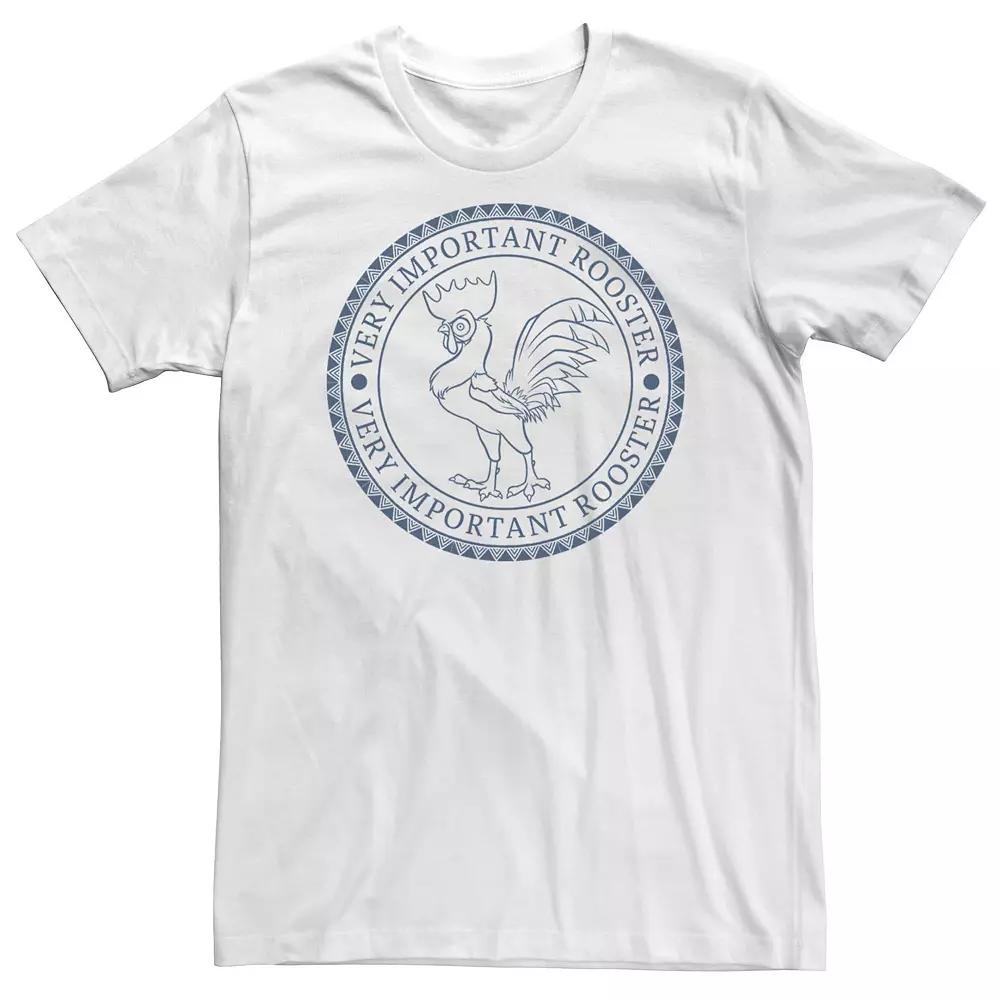 Big & Tall Disney Moana Heihei Very Important Rooster Tee, Men's, Size: 4XL, White Product Image