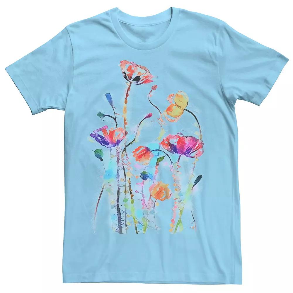 Men's Flowers Art Graphic Tee,  Product Image