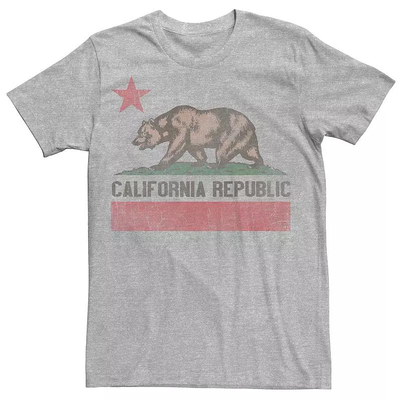 Men's California Republic Bear Vintage Graphic Tee,  Product Image