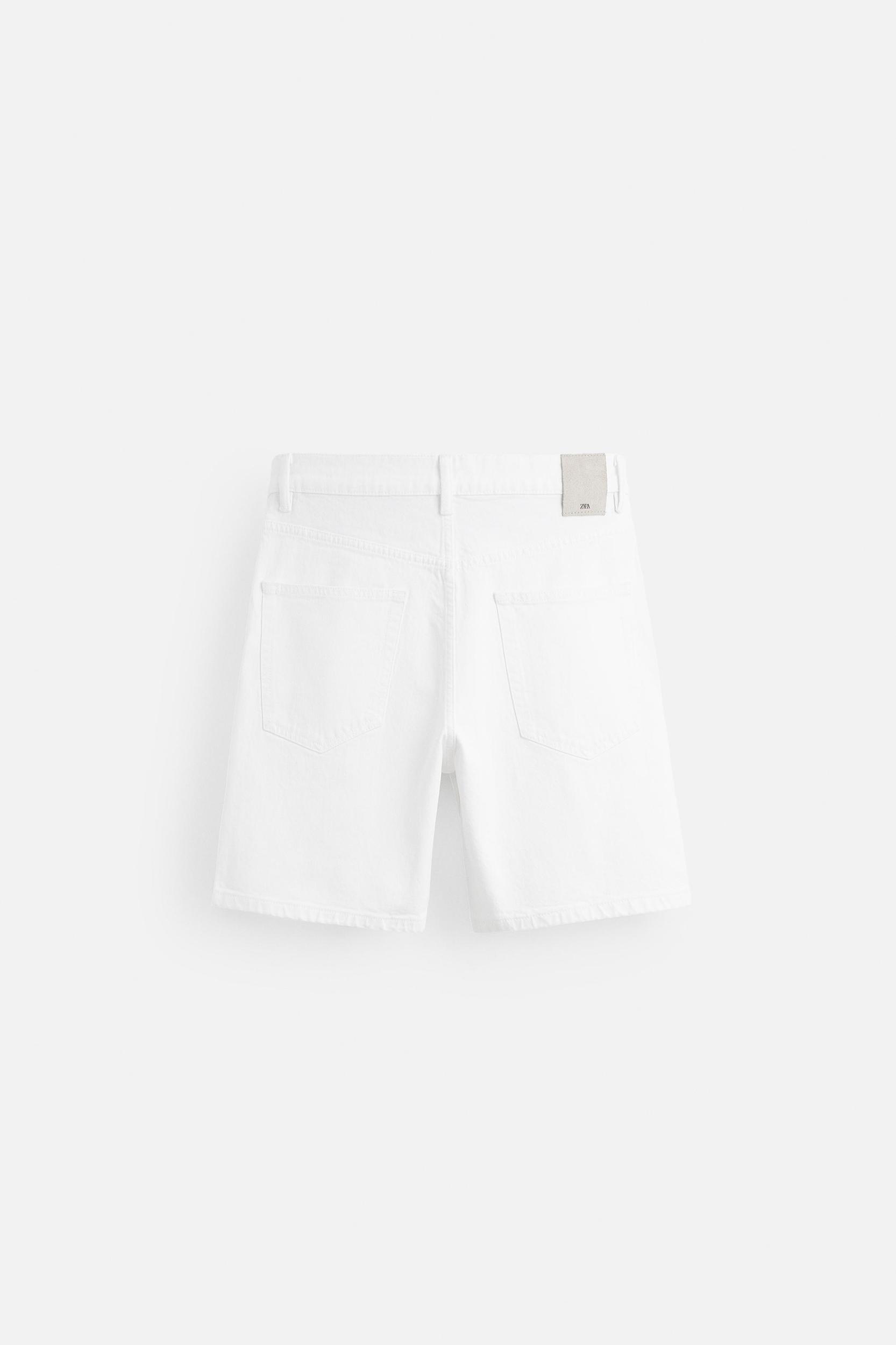 REGULAR FIT DENIM SHORTS Product Image