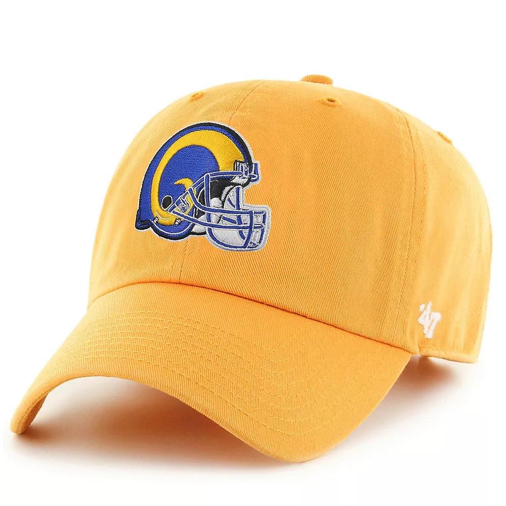 Men's '47 Gold Los Angeles Rams Clean Up Legacy Adjustable Hat Product Image