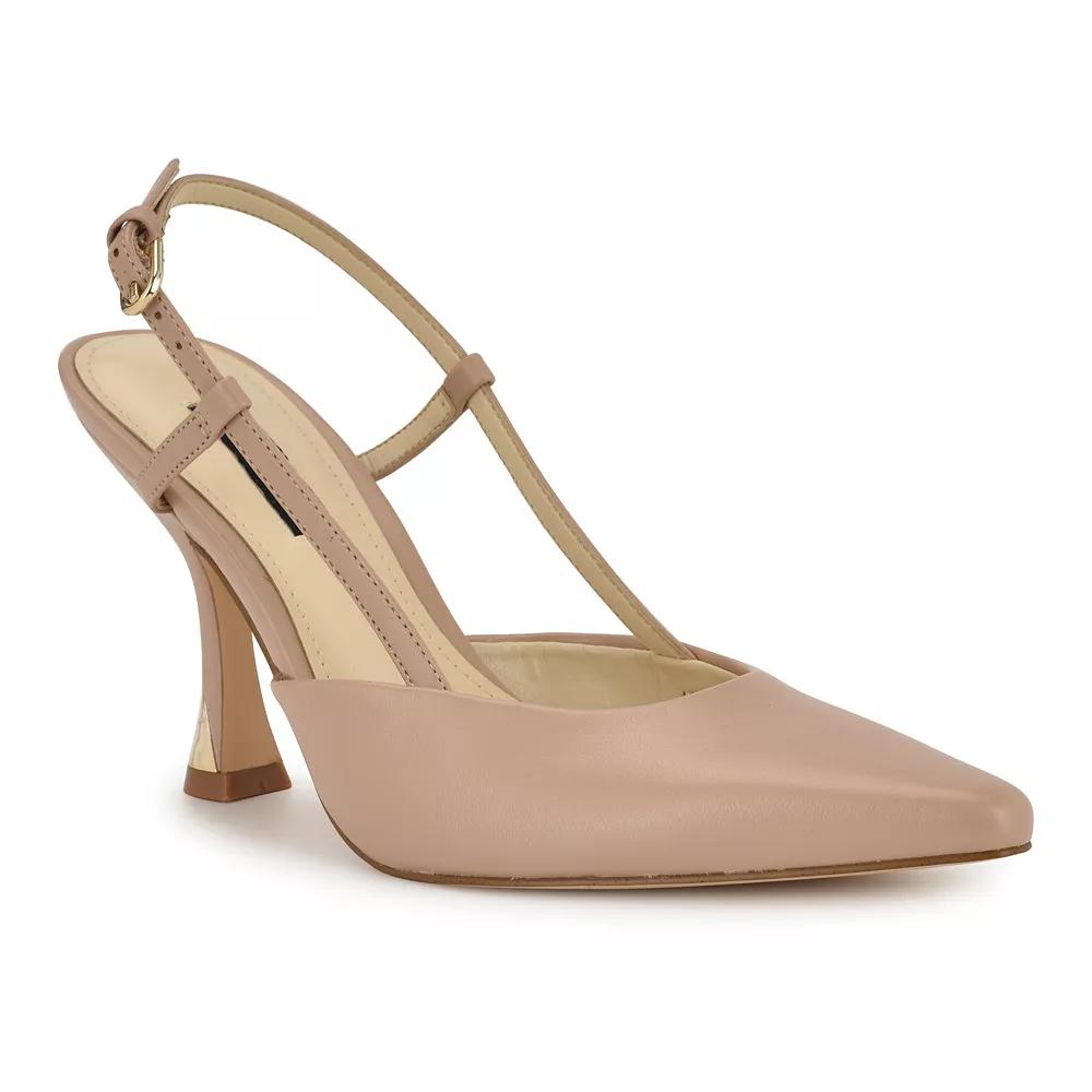 Nine West Vassa Womens Tapered Heel Pointy Toe Dress Pumps Product Image