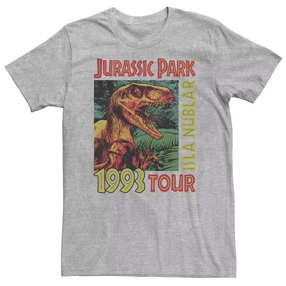 Big & Tall Jurassic Park Isla Nublar 1993 Tour Poster Tee, Men's,  Product Image