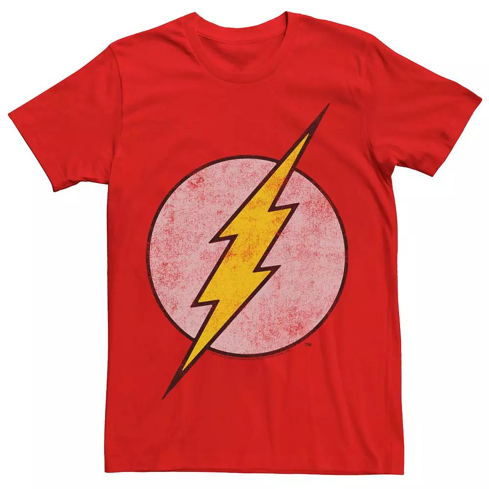 Men's The Flash Classic Logo Distressed Tee,  Product Image