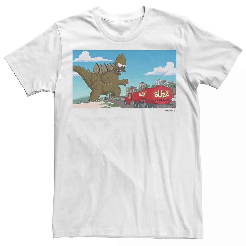 Men's The Simpsons Godzilla Homer Portrait Tee,  Product Image