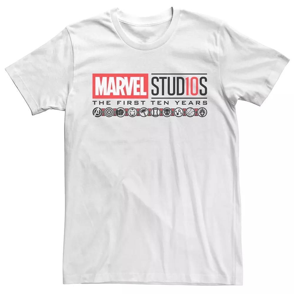 Men's Marvel Studios Ten Years Icon Logo Tee,  Product Image