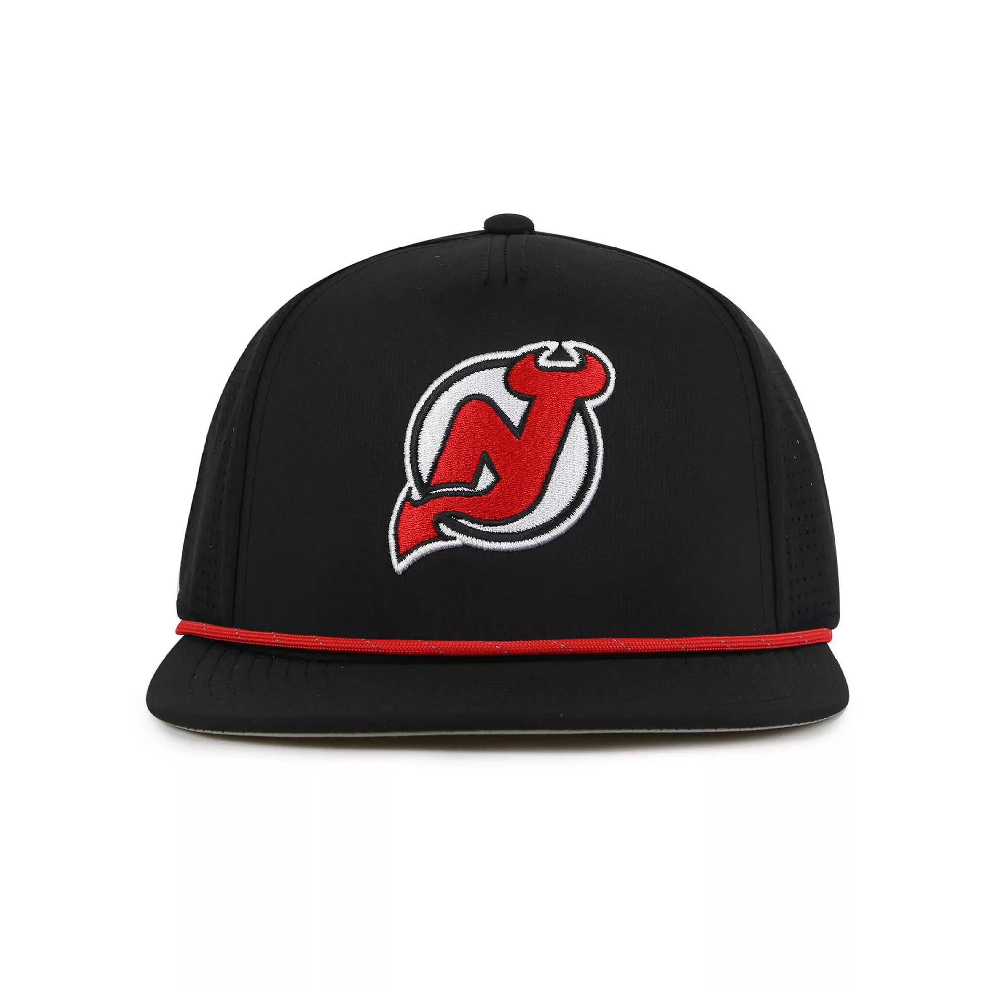 Men's American Needle Black New Jersey Devils Buxton Pro Tech Adjustable Hat, Nhl Black Product Image