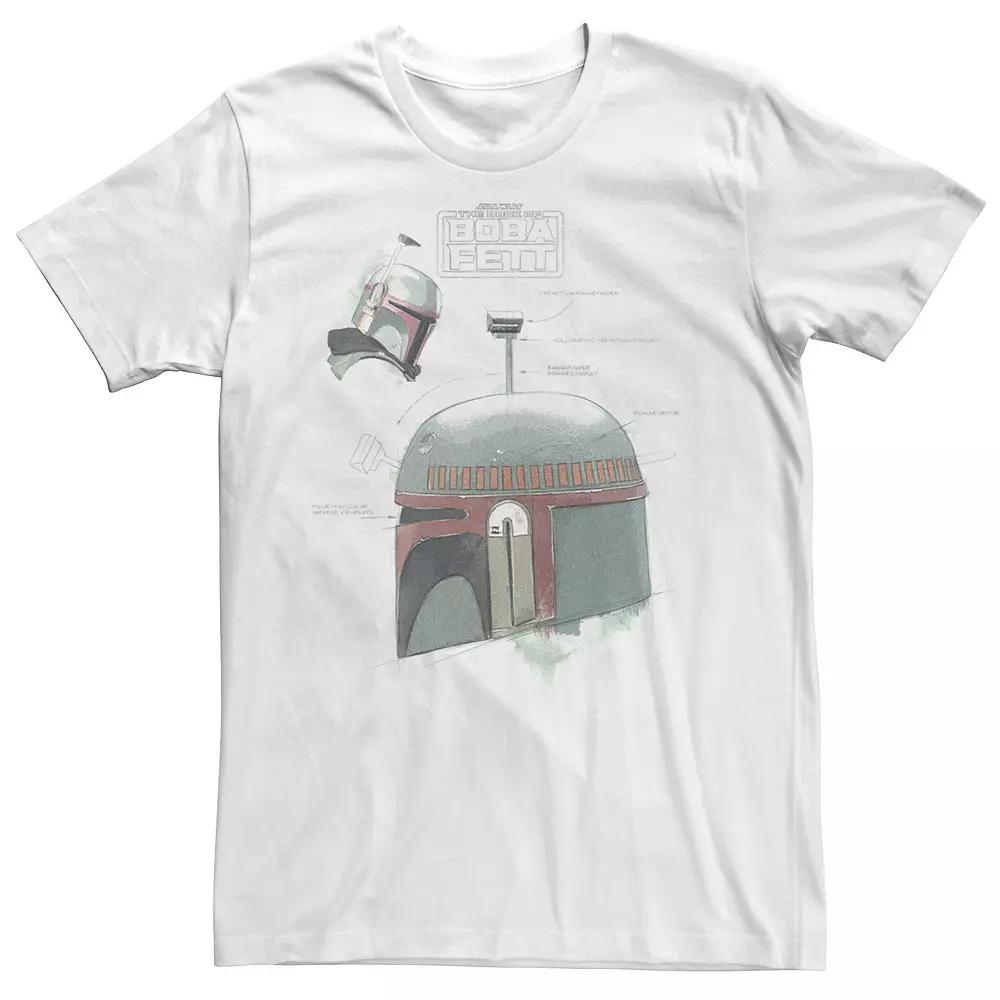 Men's Star Wars The Book Of Boba Fett Helmet Collage Tee,  Product Image