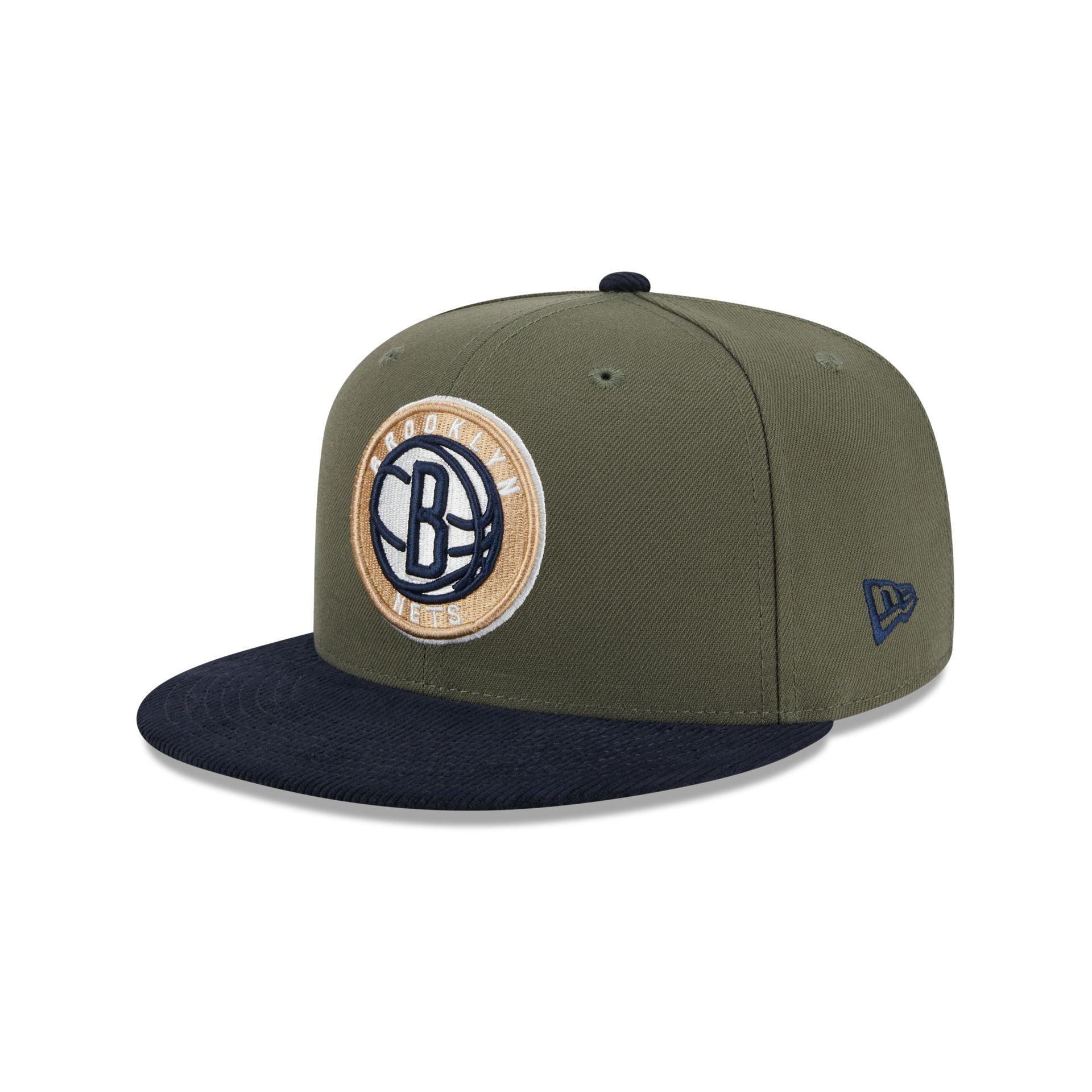 Brooklyn Nets Olive Green 59FIFTY Fitted Hat Male Product Image