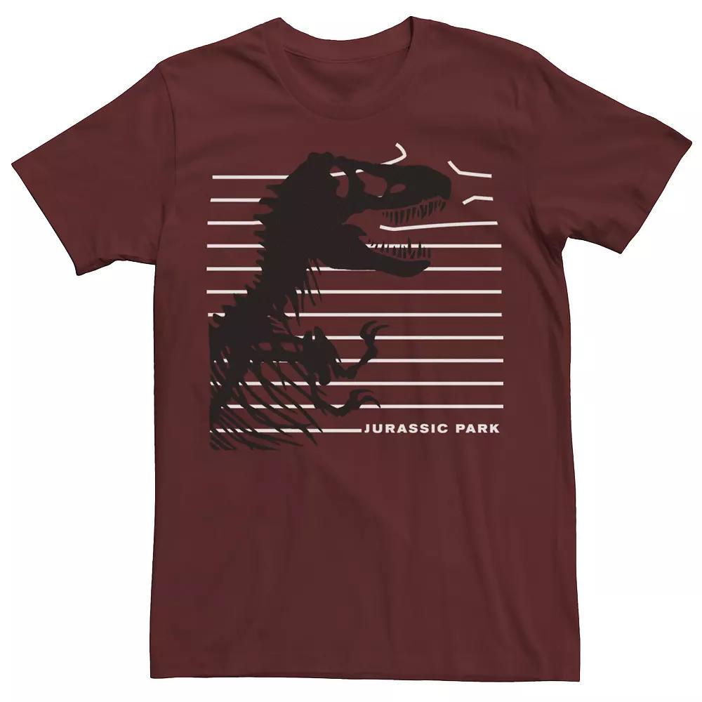 Men's Jurassic Park T-Rex Skeleton Fence Breakthrough Tee,  Product Image