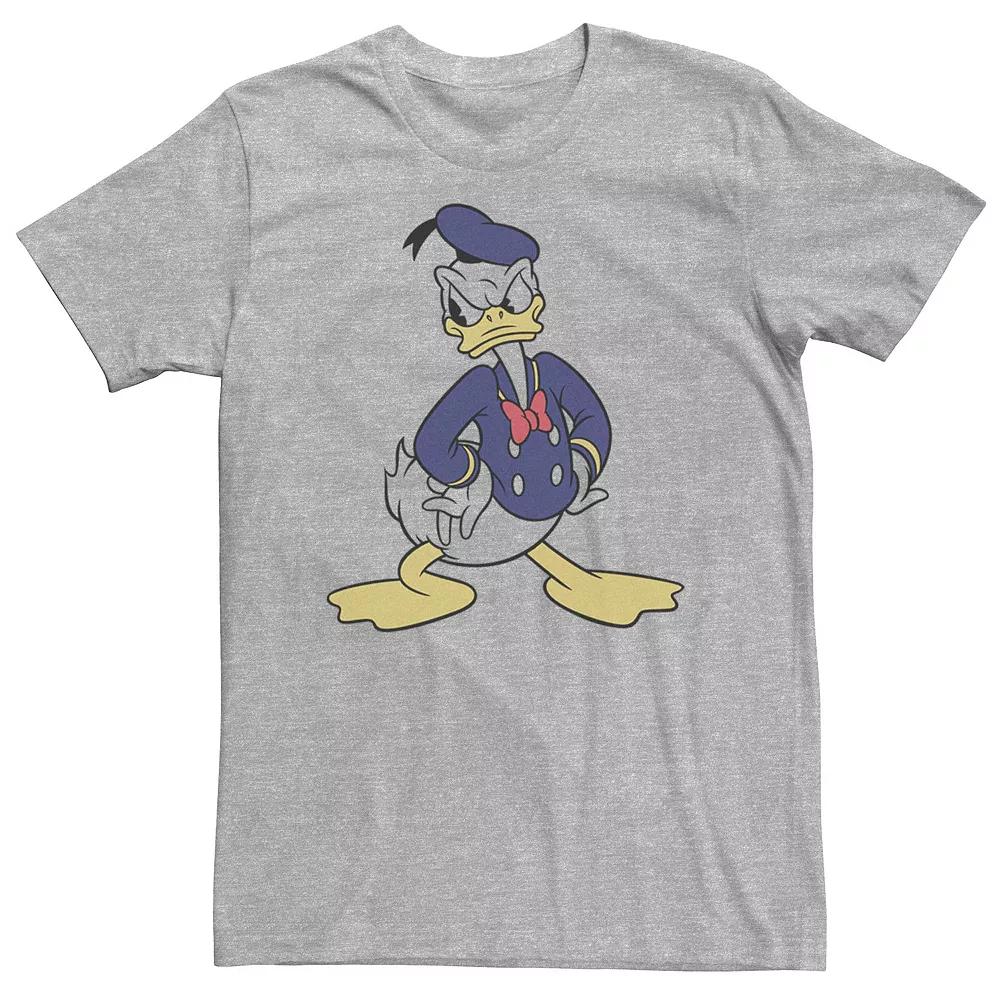 Disney's Donald Duck Big & Tall Traditional Angry Pose Portrait Tee, Men's,  Product Image