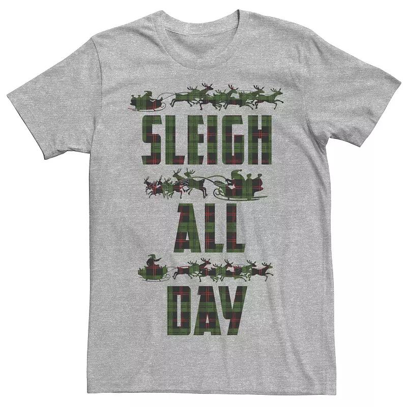 Men's 'Sleigh All Day' Flannel Silhouette Tee,  Product Image