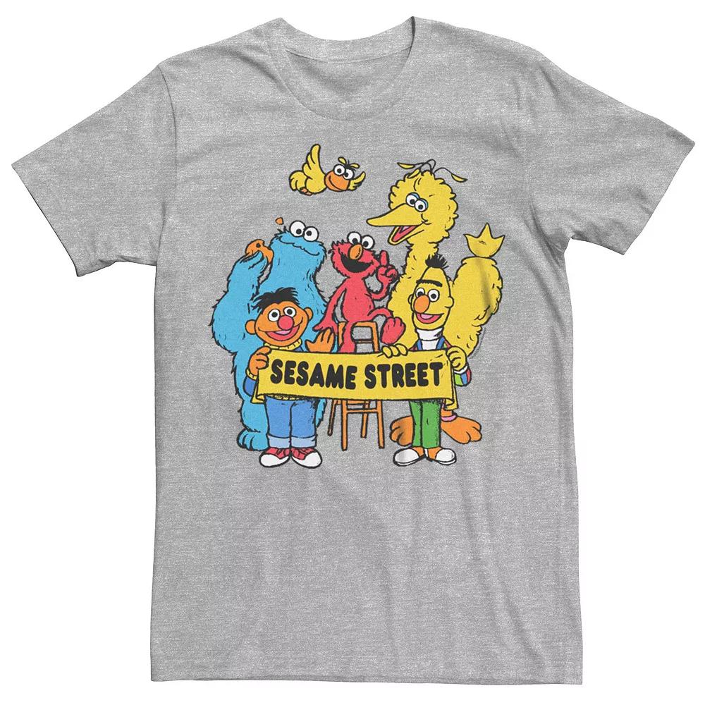 Men's Sesame Street Banner Group Tee,  Product Image