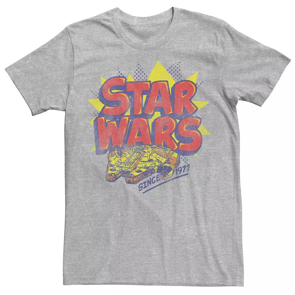 Men's Star Wars Millennium Falcon Retro Logo Tee,  Product Image