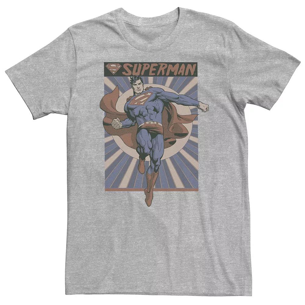 Big & Tall DC Comics Superman Posed Pop Art Poster Tee, Men's,  Product Image