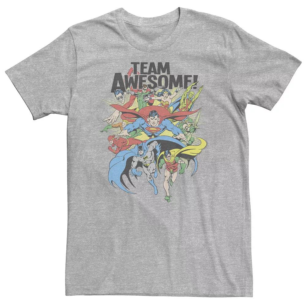 Big & Tall DC Comics Justice League Team Awesome Group Tee, Men's,  Product Image