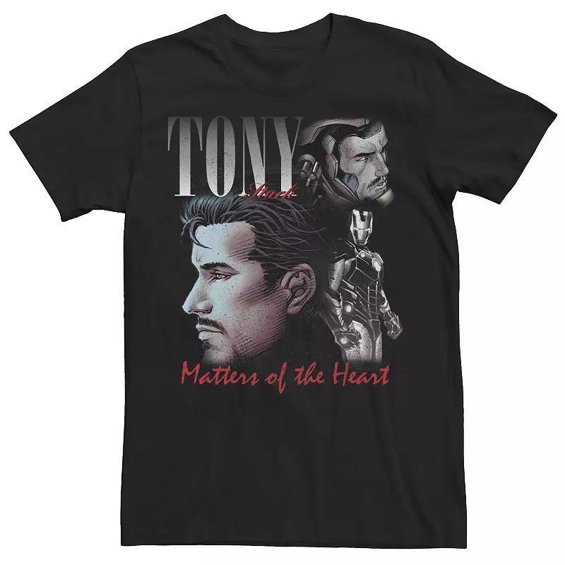 Men's Marvel Tony Stark Homage Poster Graphic Tee,  Product Image
