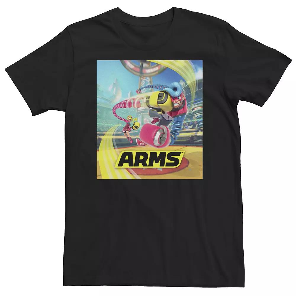 Big & Tall Arms Ribbon Girl Spring Man Battle Poster Tee, Men's,  Product Image