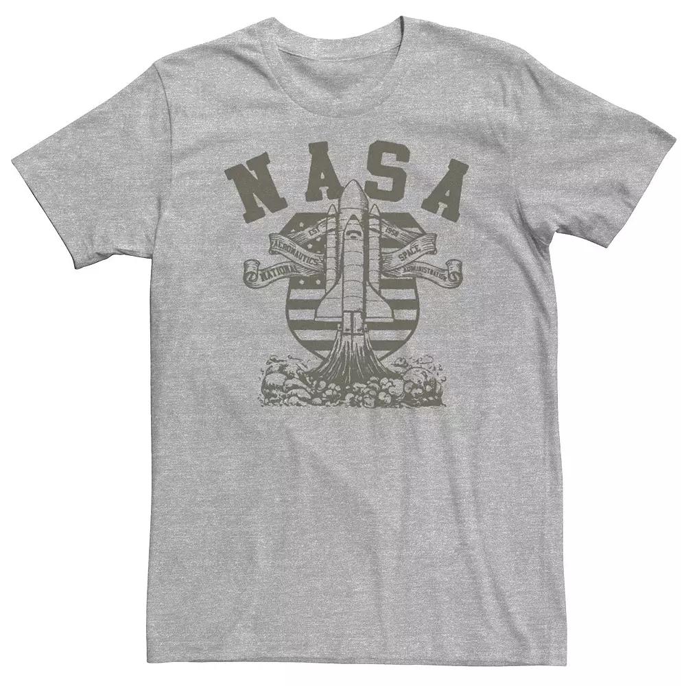 Big & Tall NASA Shuttle Crest Sketch Logo Tee, Men's,  Product Image