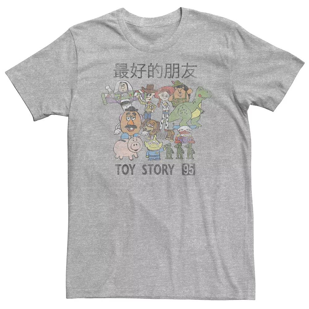 Big & Tall Disney / Pixar Toy Story Kanji Character Group Shot Tee, Men's,  Product Image