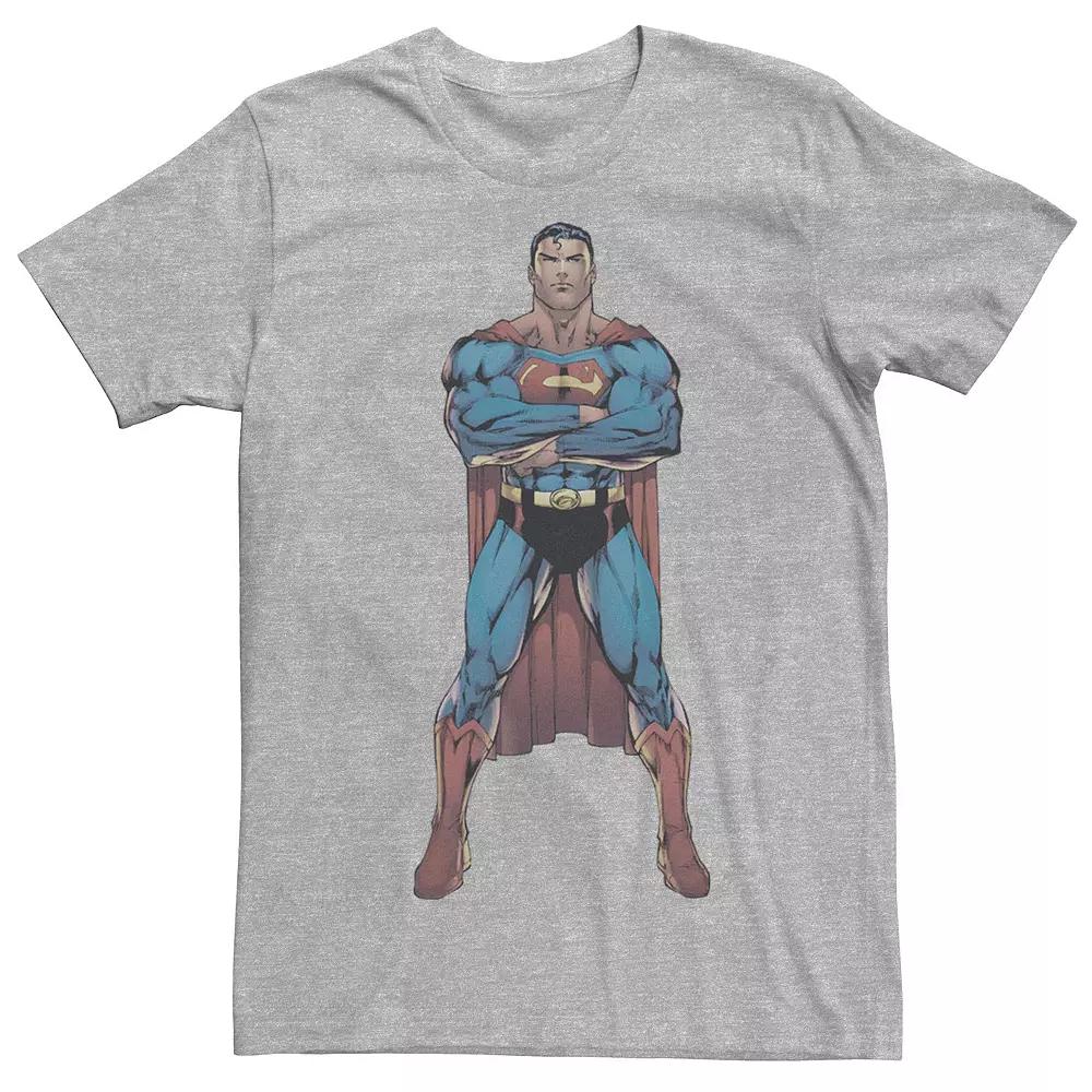 Men's DC Comics Superman Power Stance Comic Poster Tee,  Product Image
