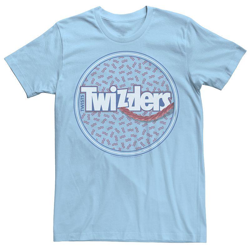 Men's Twizzlers Twists Circle Badge Graphic Tee, Size: Large, Light Blue Product Image