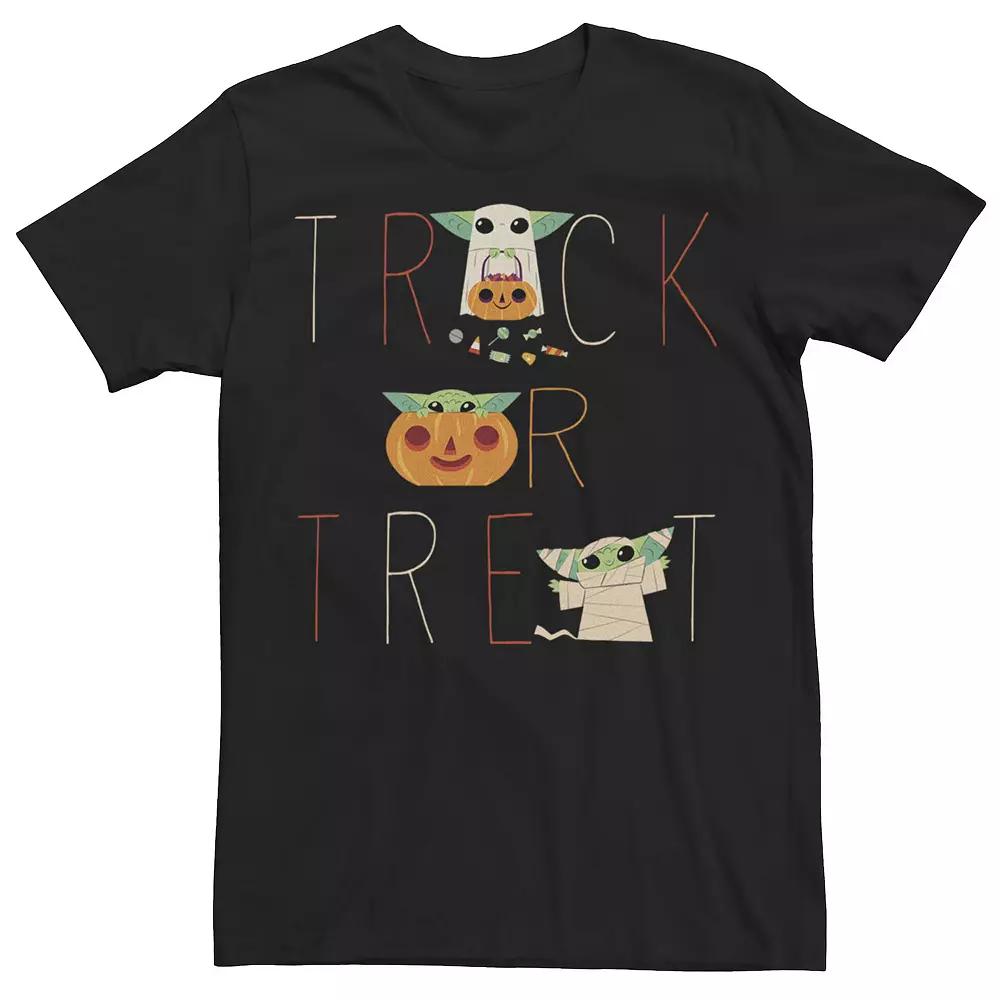 Men's Star Wars The Mandalorian Trick Or Treat Word Stack Tee, Boy's,  Product Image