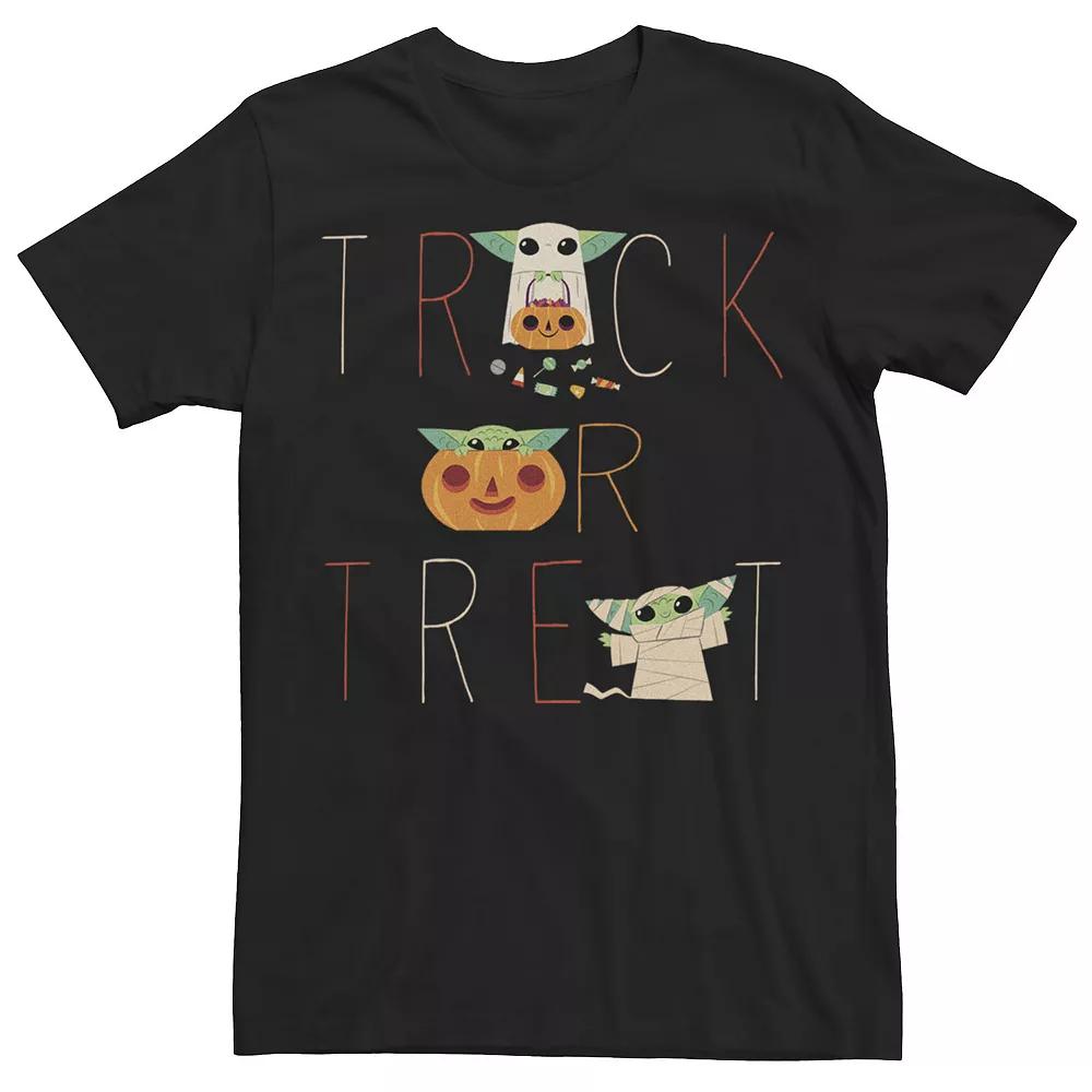 Men's Star Wars The Mandalorian Trick Or Treat Word Stack Tee, Boy's,  Product Image