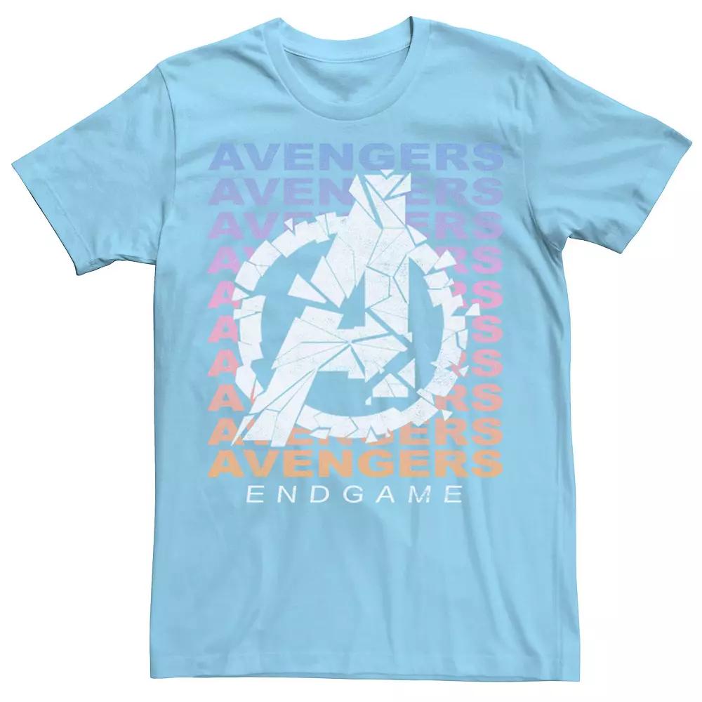 Men's Marvel Avengers: Endgame Gradient Logo Shatter Tee,  Product Image