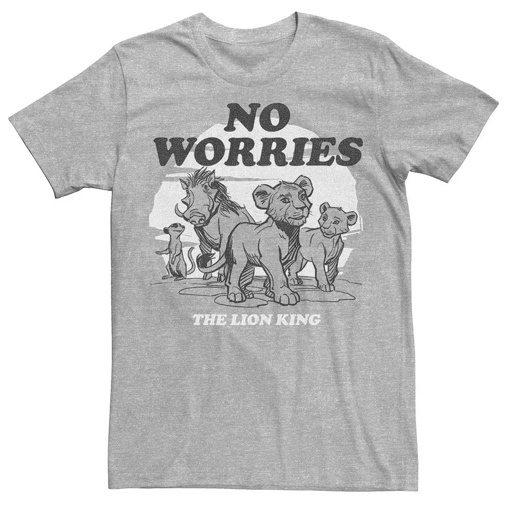 Disney's The Lion King Live Action Men's No Worries Group Shot Tee,  Product Image