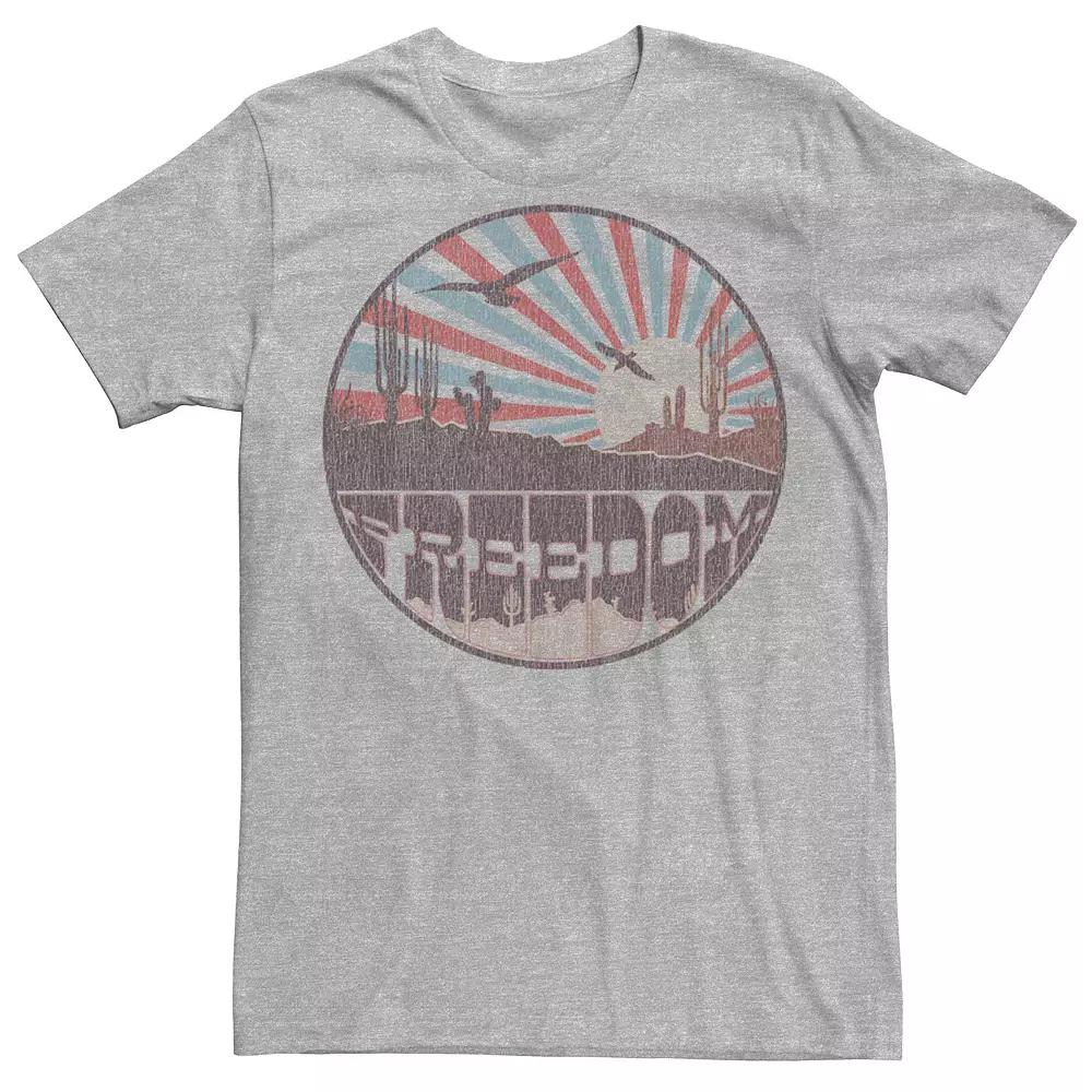 Men's Freedom Vintage Desert Graphic Tee,  Product Image