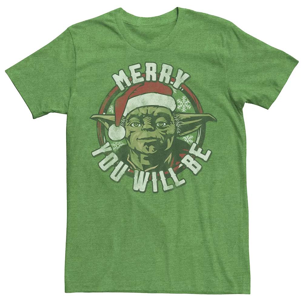 Men's Star Wars Merry Yoda Tee,  Product Image