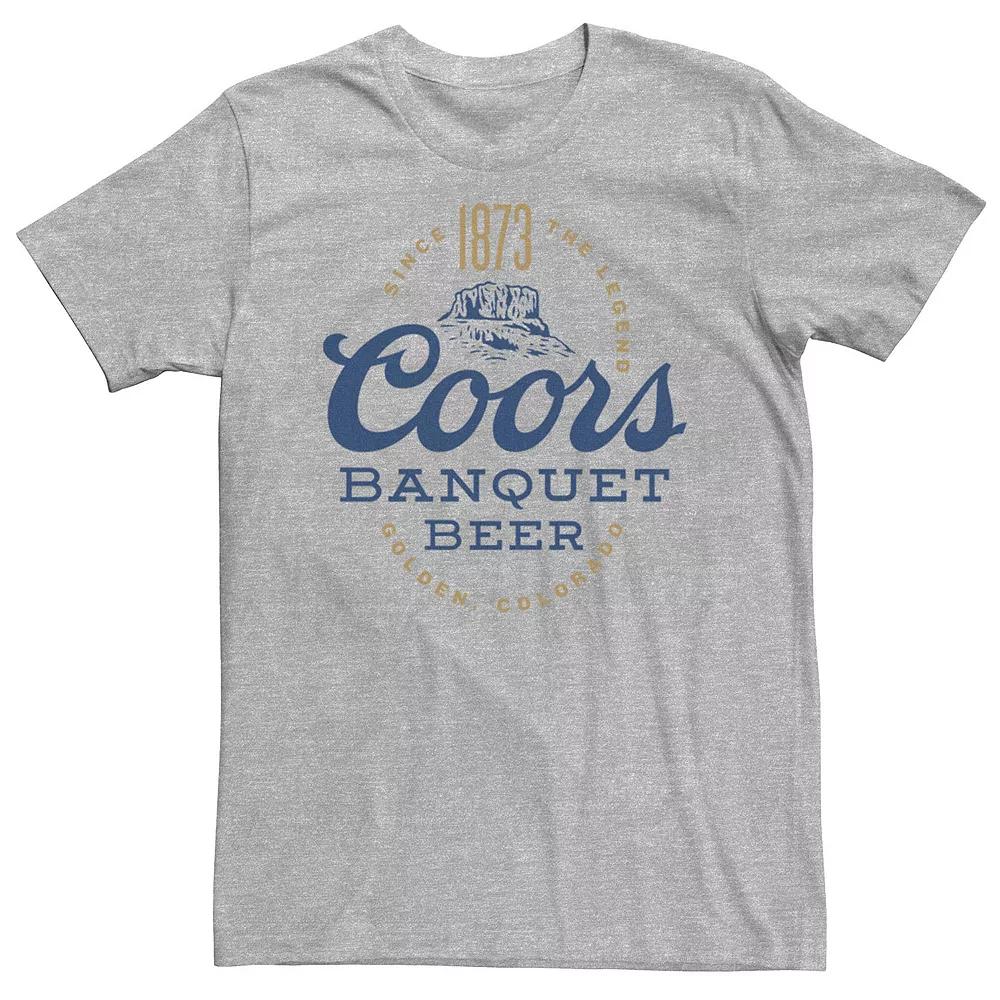 Big & Tall Miller Coors Gold & Blue Banquet Beer Logo Tee, Men's,  Product Image