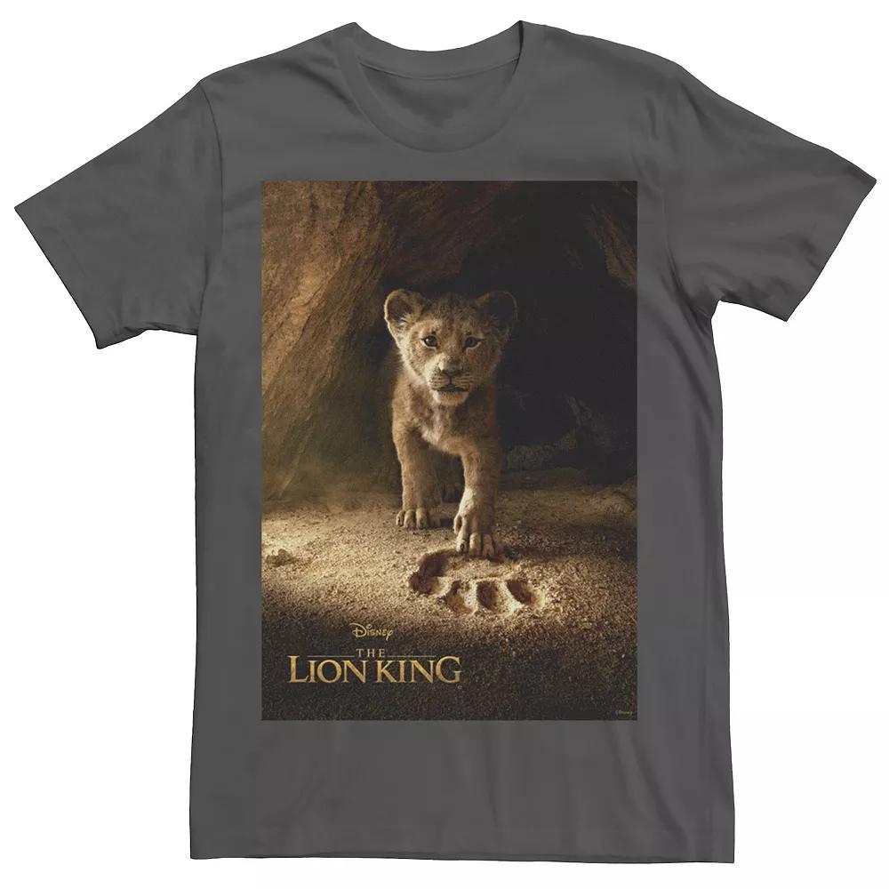 Disney's The Lion King Men's Simba Paw Live Action Movie Poster Tee,  Product Image