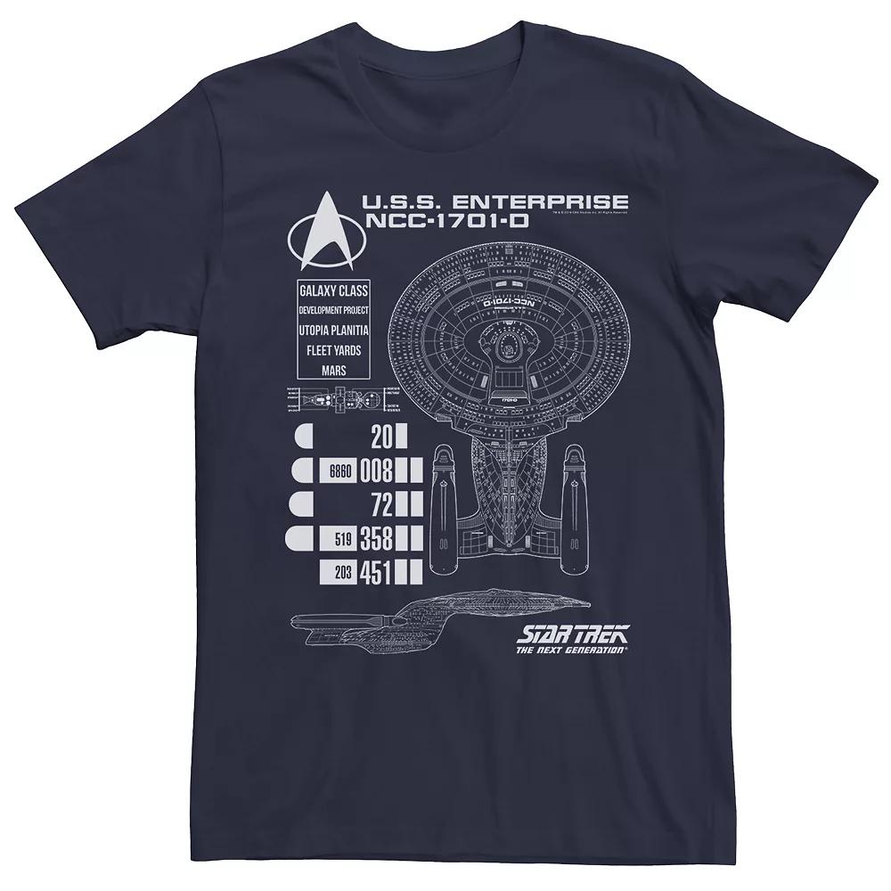 Men's Star Trek Ship Schematics Tee,  Product Image
