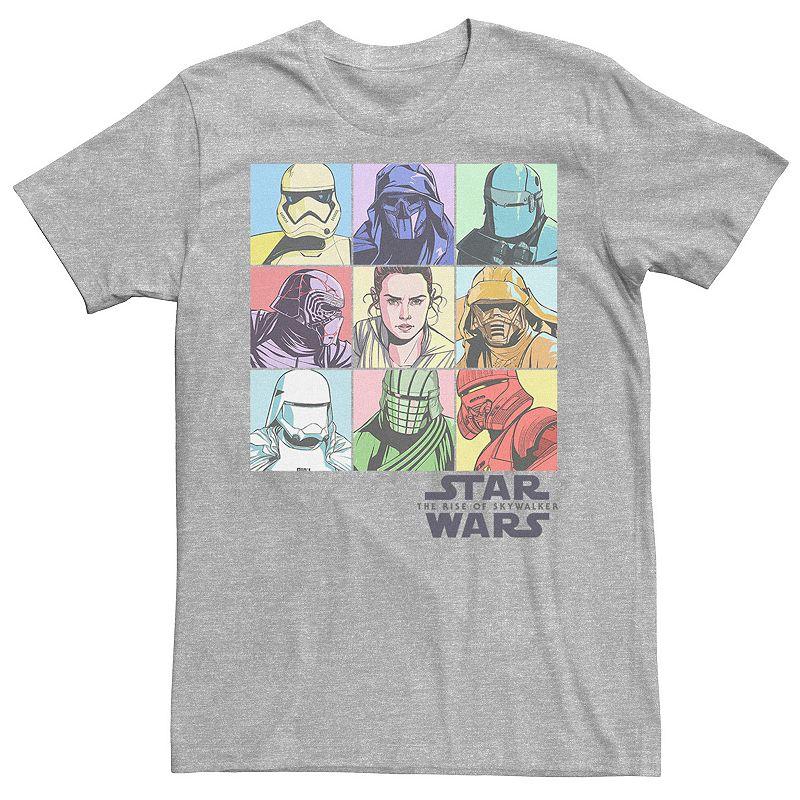 Men's Star Wars The Rise of Skywalker Pastel Character Bingo Graphic Tee,  Product Image