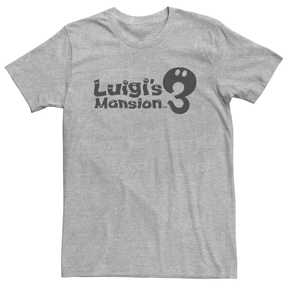 Big & Tall Nintendo Luigi's Mansion 3 Simple Game Logo Tee, Men's,  Product Image