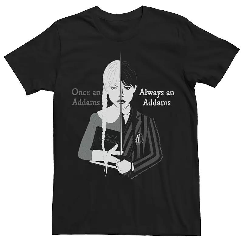 Men's Wednesday Always an Addams Tee,  Product Image