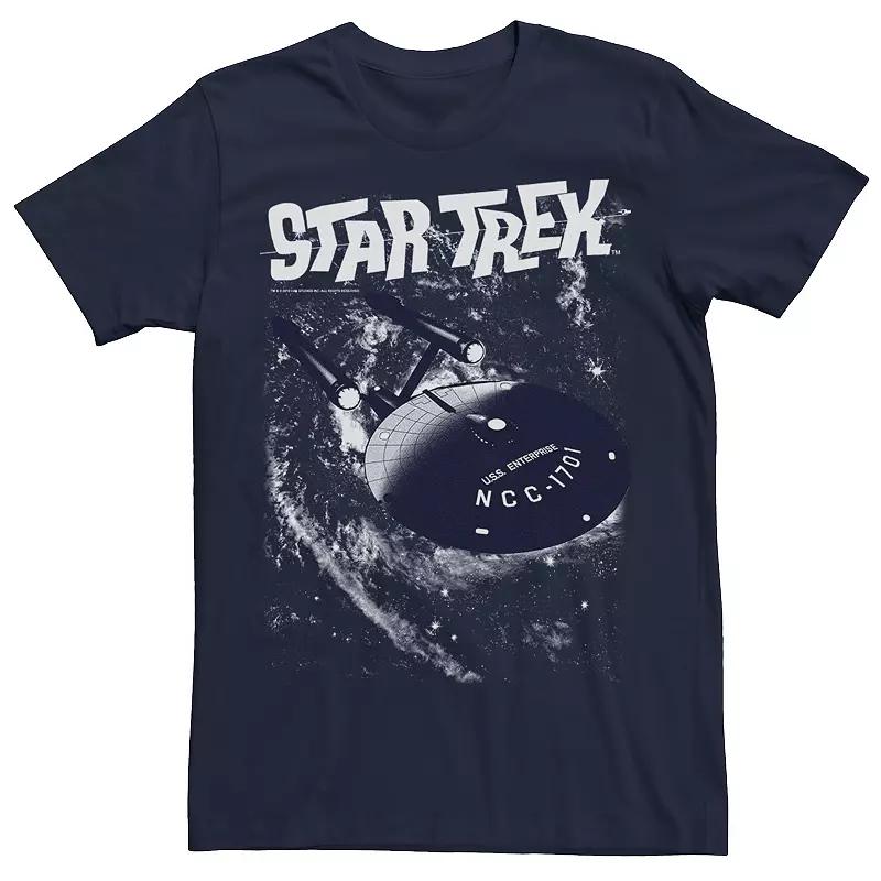 Men's Star Trek Original Series Enterprise Galaxy Tee,  Product Image