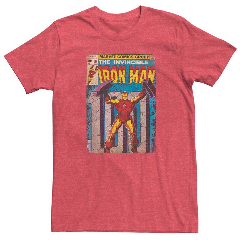 Men's Marvel Retro Iron Man Comic Cover Tee,  Product Image