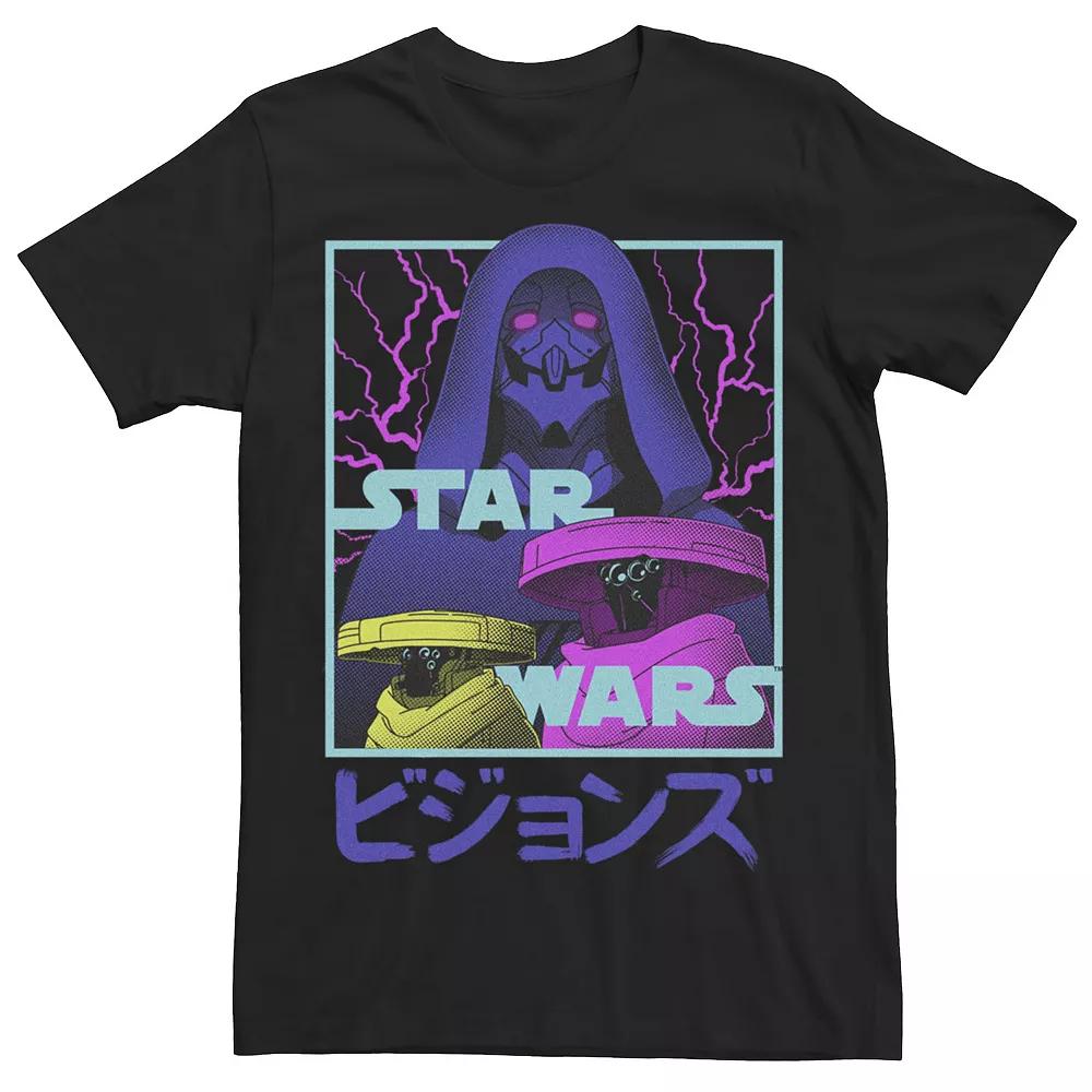 Men's Star Wars Visions Kanji Style Lightning Poster Tee, Boy's,  Product Image