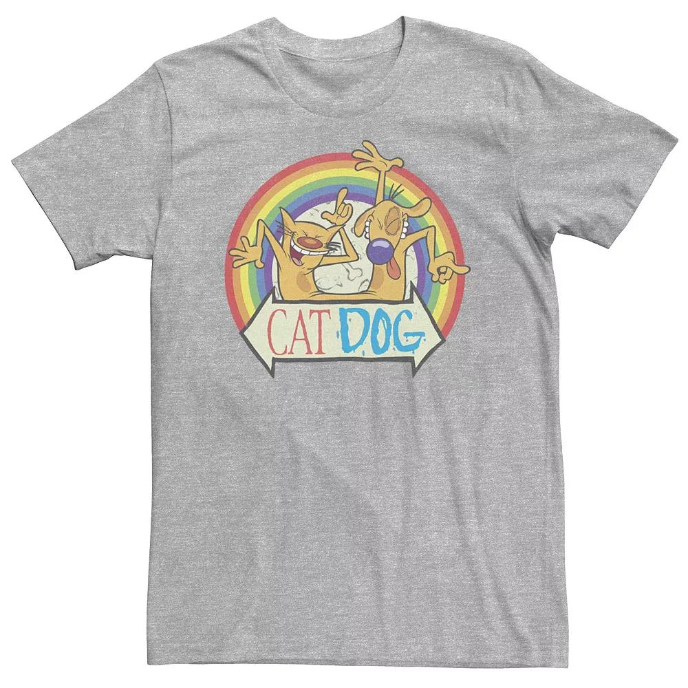Big & Tall CatDog Pride Rainbow Portrait Tee, Men's,  Product Image