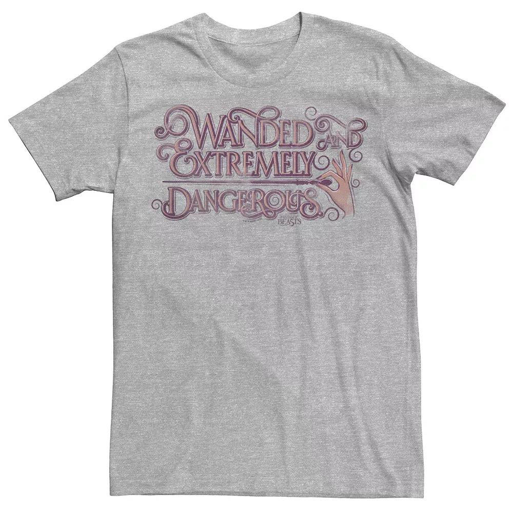 Men's Fantastic Beast Grindelwald Wanded and Extremely Dangerous Tee,  Product Image