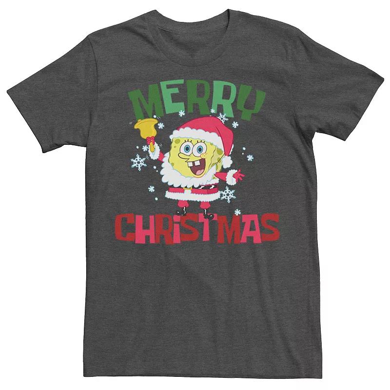 Men's Spongebob Squarepants Santa Tee,  Product Image